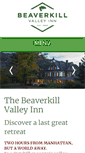 Mobile Screenshot of beaverkillvalleyinn.com